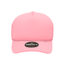 Load image into Gallery viewer, Decky 7010 - Youth 5 Panel Mid Profile Structured Foam Trucker, Kids Foam Trucker Hat, Mesh Back