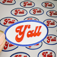 Load image into Gallery viewer, 3" Y'all -  Embroidered Hat Patch