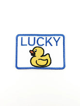Load image into Gallery viewer, Lucky Duck Iron-On Patch - Embroidered Animal Funny Hunting