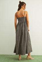 Load image into Gallery viewer, D4621   STRIPE PATTERN LONG DRESS
