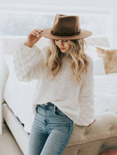 Load image into Gallery viewer, 100% Australian Wool Felt Wide Brim Hat - Style Aspen
