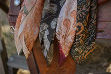Load image into Gallery viewer, Show Day D Ring Snaffle Bit Wild Rag Scarf in Vintage Plum Unique Gift