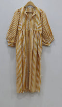 Load image into Gallery viewer, Summer Midi Dress Tiger Print Mini Dress Long Block Printed