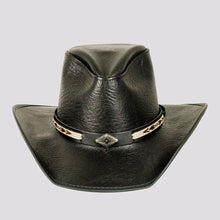 Load image into Gallery viewer, Genuine Leather Western Cowboy Hat - Style Badlands