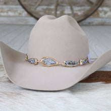 Load image into Gallery viewer, Geode Slice Beige Hat Band – Shiloh