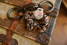 Load image into Gallery viewer, Western Saddle in Arena Brown Scrunchie Cowgirl Hair Accessory - Stocking Stuffer Gift