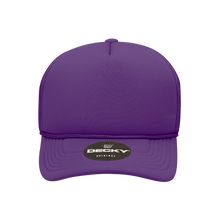 Load image into Gallery viewer, Decky 7010 - Youth 5 Panel Mid Profile Structured Foam Trucker, Kids Foam Trucker Hat, Mesh Back