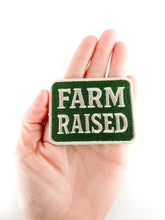 Load image into Gallery viewer, Farm Raised Embroidered Patch Country Inspired Iron On Hats