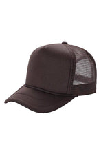 Load image into Gallery viewer, Solid Color Foam Sponge Mesh Trucker Hat