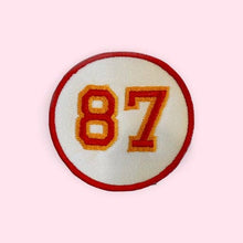 Load image into Gallery viewer, Her boyfriends #, travis kelce, 87 patch, taylor patch