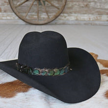 Load image into Gallery viewer, Iridescent Green Feather Hat Band - Ridge