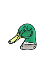 Load image into Gallery viewer, Mallard Duck Head Iron-On Patch Embroidered Hunting Outdoors
