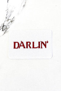 Darlin' Embroidered Patch