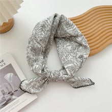 Load image into Gallery viewer, Cotton Linen Square Scarf for Women’s Neck Wrap_CWMS0672