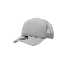 Load image into Gallery viewer, Decky 7010 - Youth 5 Panel Mid Profile Structured Foam Trucker, Kids Foam Trucker Hat, Mesh Back
