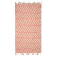 Load image into Gallery viewer, Fishbone Terry Towels 36x66&quot; Turkish Cotton Hammam Spa Pool