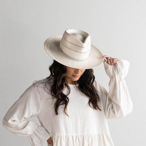 Arlo Honey Straw Teardrop Fedora