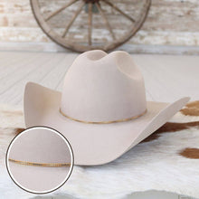 Load image into Gallery viewer, Thin Metallic Beaded Hat Band