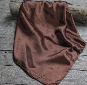 35X35” Brown wild rag