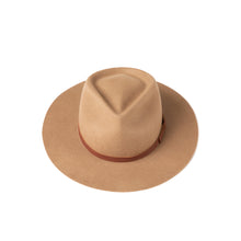 Load image into Gallery viewer, Dylan Fedora - Camel with Leather Bow