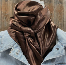 Load image into Gallery viewer, 35X35” Brown wild rag