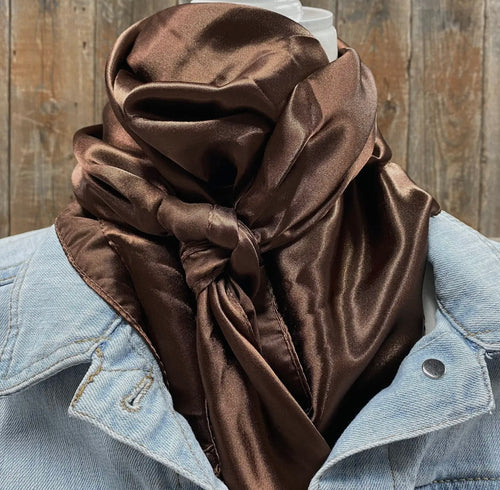 35X35” Brown wild rag