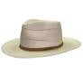 Arlo Ivory Straw Teardrop Fedora