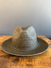 Load image into Gallery viewer, WYNWOOD STRAW FEDORA SUN HAT