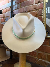 Load image into Gallery viewer, Ivory Felt Fedora with Sage Silk Band