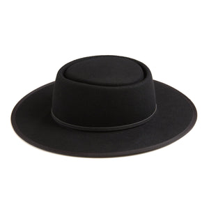 John Fedora Solid Black