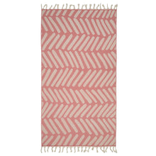 Load image into Gallery viewer, Fishbone Terry Towels 36x66&quot; Turkish Cotton Hammam Spa Pool