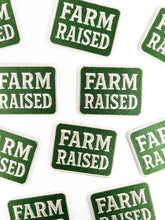 Load image into Gallery viewer, Farm Raised Embroidered Patch Country Inspired Iron On Hats