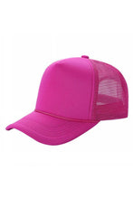 Load image into Gallery viewer, Solid Color Foam Sponge Mesh Trucker Hat