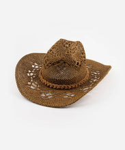 Load image into Gallery viewer, Remy Vented Straw Cowboy Hat