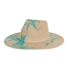 Load image into Gallery viewer, Tie Dye Wool Felt Fedora Hat - Style Demi