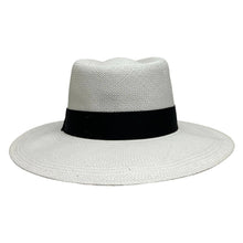 Load image into Gallery viewer, Medellin - White Panama Fedora Hat