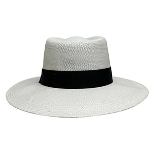 Medellin - White Panama Fedora Hat