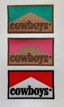 Load image into Gallery viewer, Cowboys Teal, Western patch, Country patch, boots patch