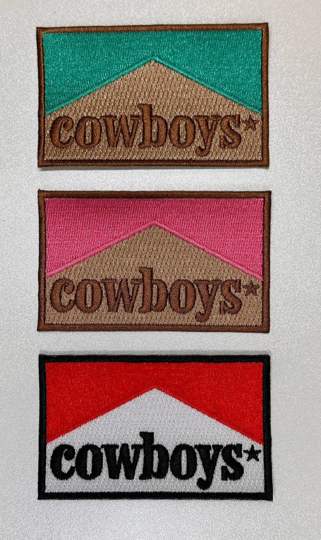 Cowboys Teal, Western patch, Country patch, boots patch