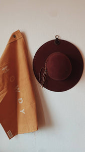 Leather Hat Clip