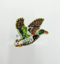 Load image into Gallery viewer, Mallard Duck Hunting Sequins Patch - Small