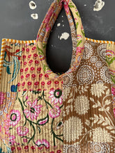Load image into Gallery viewer, Cotton Bag Quilted Bag Block Printed Indian Bag Stylish Bags