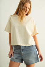 Load image into Gallery viewer, ET6399   SHORT SLEEVE LINEN KNITTED TOP