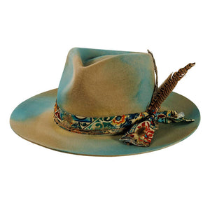 Wool Felt Teardrop Fedora Hat - Style Graffiti
