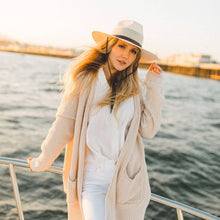 Load image into Gallery viewer, Outback Vented Straw Sun Hat - Style Florence