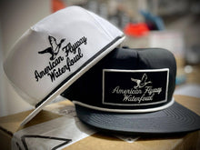 Load image into Gallery viewer, Throwback Vintage Rope Hat White with Black Rope