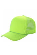 Load image into Gallery viewer, Solid Color Foam Sponge Mesh Trucker Hat