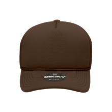 Load image into Gallery viewer, Decky 7010 - Youth 5 Panel Mid Profile Structured Foam Trucker, Kids Foam Trucker Hat, Mesh Back