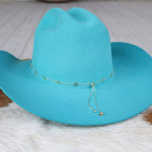 Load image into Gallery viewer, 14K Gold Plated Diamond Chain Hat Band