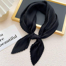 Load image into Gallery viewer, Olid Pleated Satin Neck Scarf  AS-663